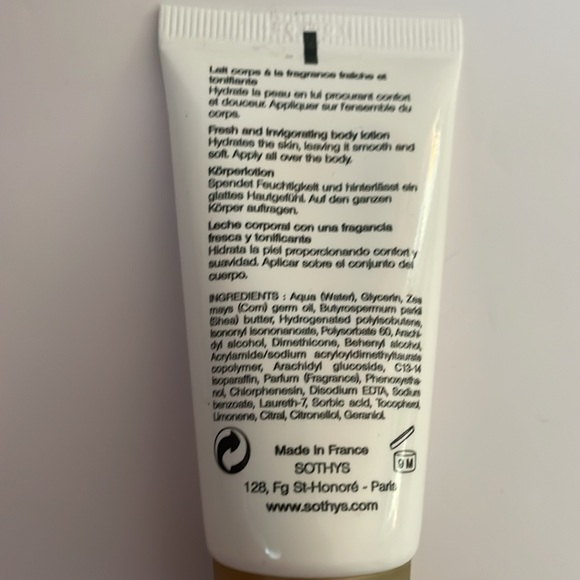 Sothys Paris invigorating body lotion and scented soap - Picture 4 of 5